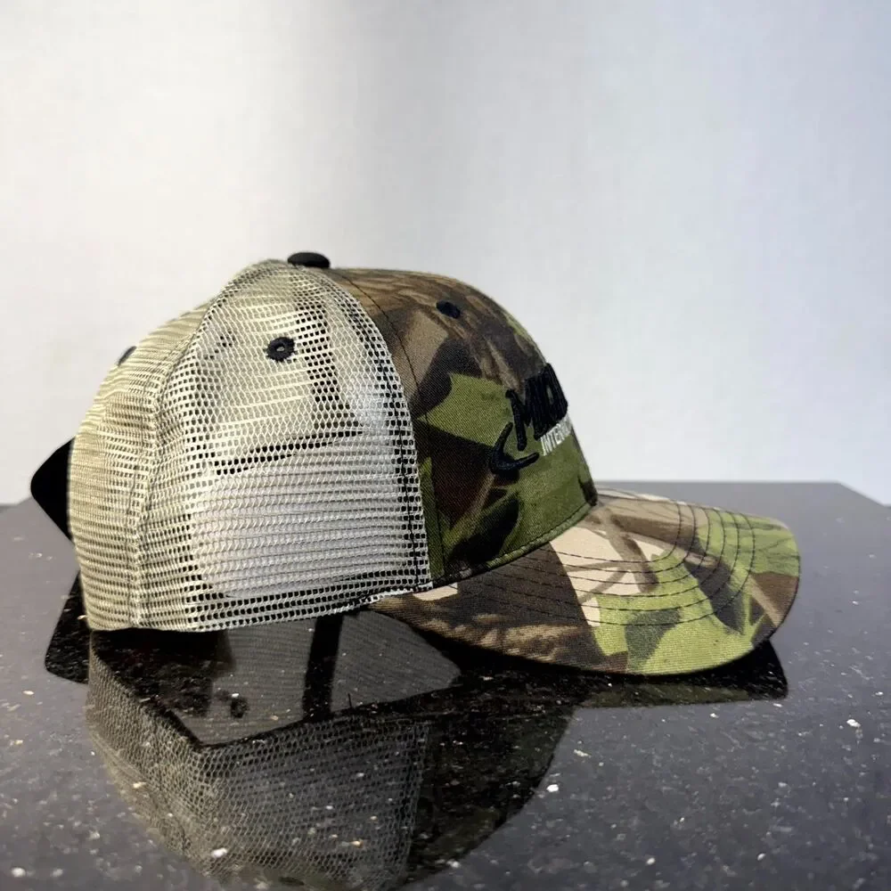 NASCR Michigan International Speedway Camo Adjustable Hat‎ NEW